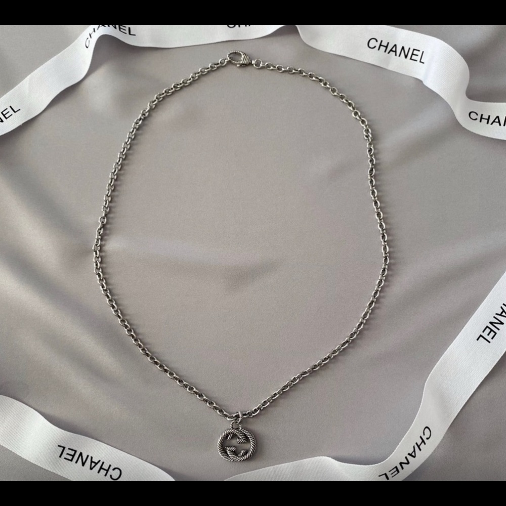 Authentic Gucci reworked necklace